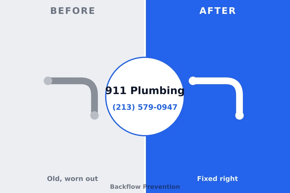 Before and after: plumbing repair Dutch Island, GA